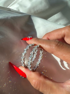 Teardrop Hoops